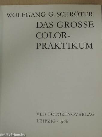 Das grosse colorpraktikum