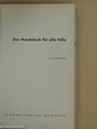 Das Hundebuch für alle Fälle