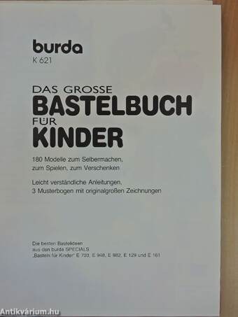 Das grosse Bastelbuch für Kinder