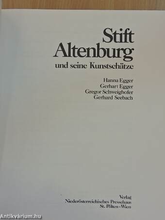 Stift Altenburg und seine Kunstschätze