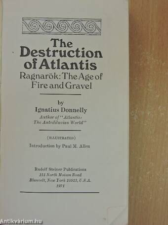 The Destruction of Atlantis