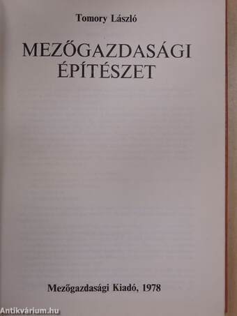 Mezőgazdasági építészet