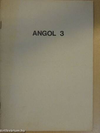 Angol 3