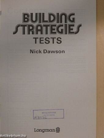 Building Strategies - Tests