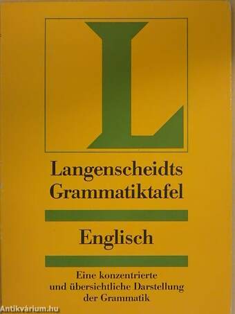 Langenscheidts Grammatiktafel - Englisch