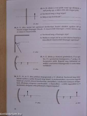 Fizika munkafüzet és feladatlap 10.