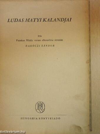 Ludas Matyi kalandjai