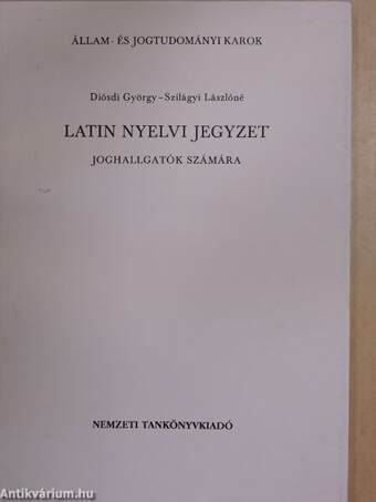 Latin nyelvi jegyzet