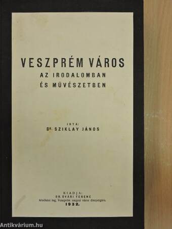 Veszprém város az irodalomban és művészetben