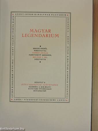 Magyar legendarium