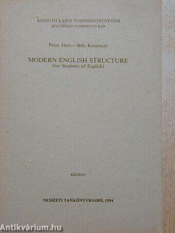 Modern English Structure