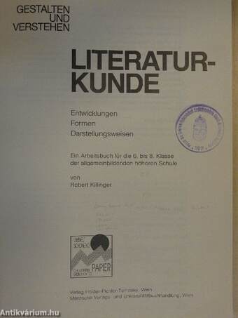 Literaturkunde