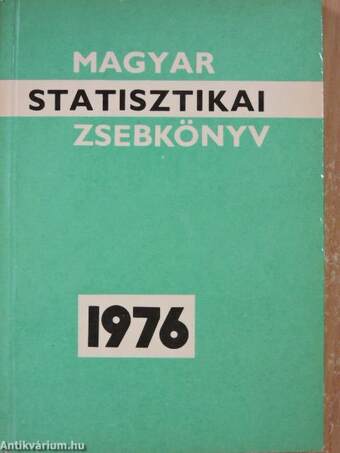 Magyar statisztikai zsebkönyv 1976.