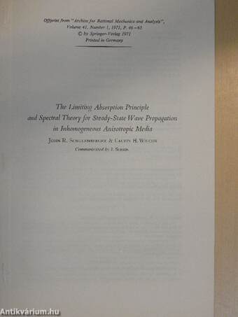 The Limiting Absorption Principle and Spectral Theory for Steady-State Wave Propagation in Inhomogeneous Anisotropic Media