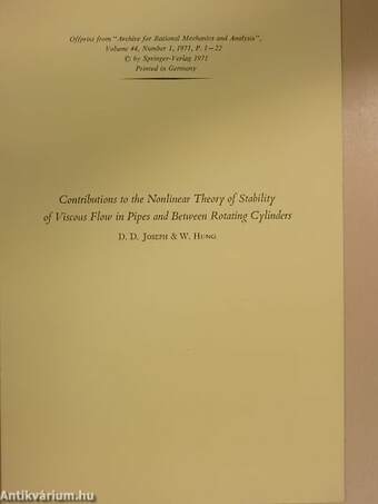 Contributions to the Nonlinear Theory of Stability of Viscous Flow in Pipes and Between Rotating Cylinders