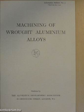 Machining of wrought aluminium alloys