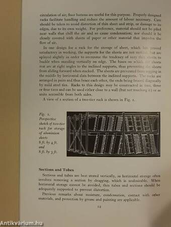 Handling, storing and transporting aluminium and its alloys