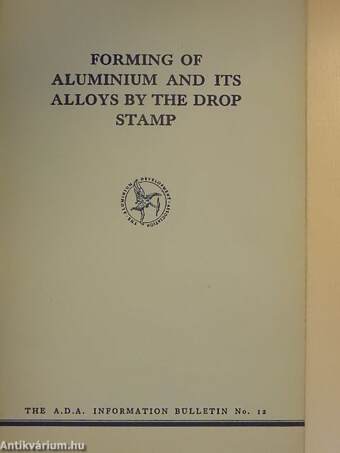 Forming of aluminium and its alloys by the drop stamp