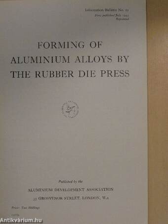 Forming of aluminium alloys by the rubber die press