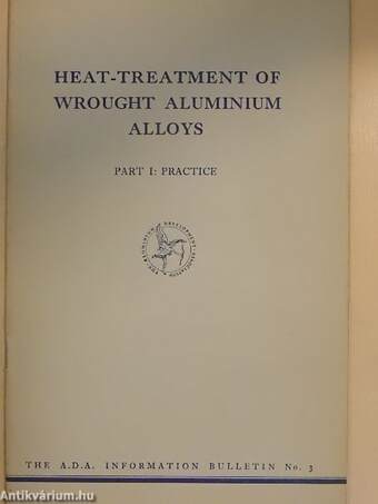 Heat-treatment of wrought aluminium alloys I.