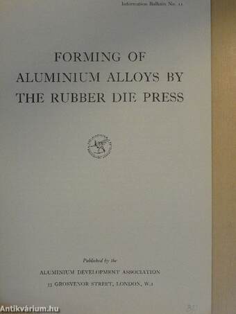 Forming of aluminium alloys by the rubber die press