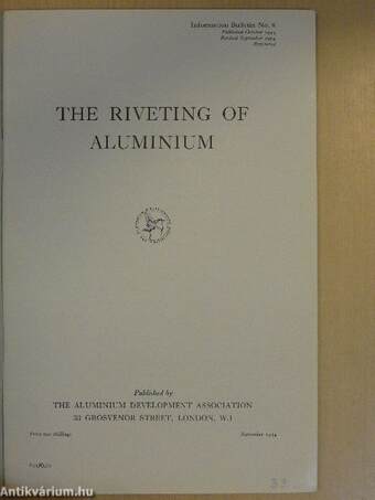 The riveting of aluminium