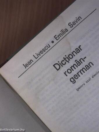 Dictionar roman-german