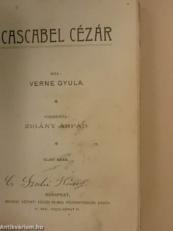 Cascabel Cézár I-II.