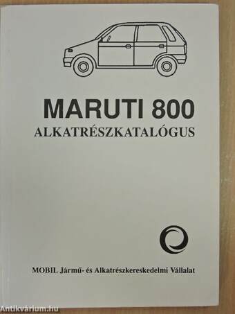 Maruti 800 alkatrészkatalógus