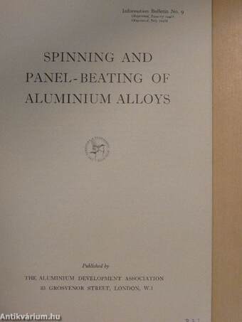 Spinning and Panel-Beating of Aluminium Alloys