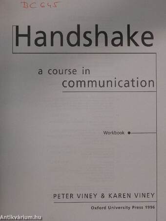 Handshake - Workbook