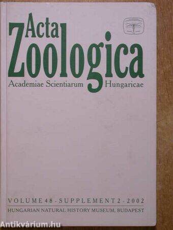 Acta Zoologica 2002. Vol. 48. Supplement 2.