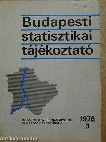 Budapesti statisztikai tájékoztató 1976/3.