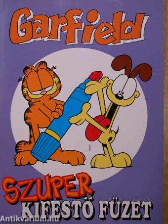 Garfield szuper kifestő füzet