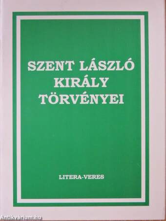 Szent László király törvényei