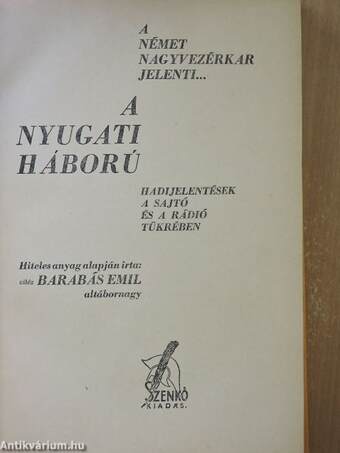 A nyugati háború