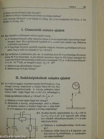 Felvételi feladatok és lehetőségek a felsőoktatási intézményekben 1988