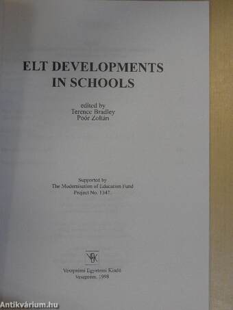 ELT developments in schools