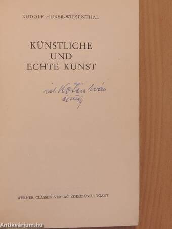 Künstliche und echte Kunst