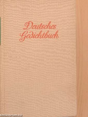 Deutsches Gedichtbuch