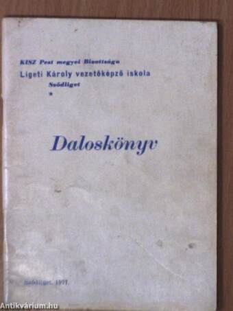 Daloskönyv