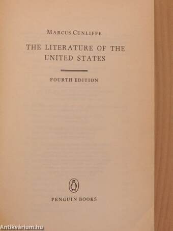 The Literature of the United States