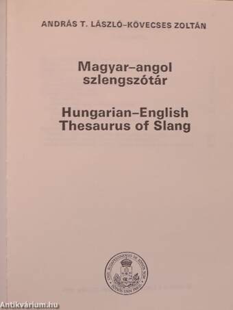 Magyar-angol szlengszótár