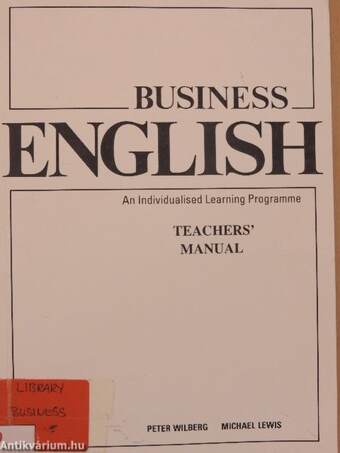 Business English Teacher's Manual