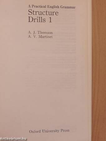 A Practical English Grammar - Structure Drills 1.