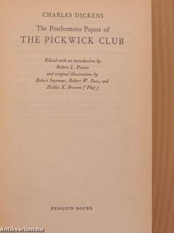 The Posthumous Papers of the Pickwick Club