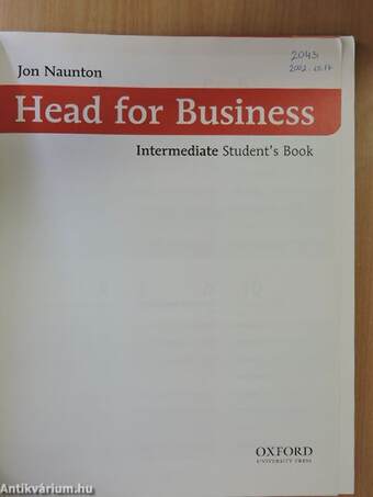 Head for Business - Intermediate - Student's Book