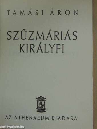 Szűzmáriás királyfi