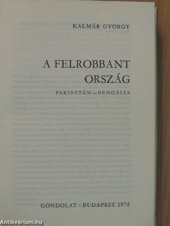 A felrobbant ország