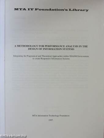 A methodology for performance analysis in the design of information systems